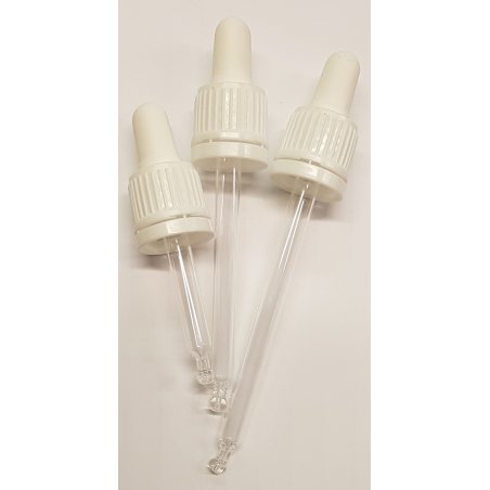 100 x 77mm  pipette to suit 30ml squat dropper bottle