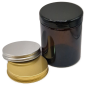 420 x 6oz 180ml Amber Glass Jar
