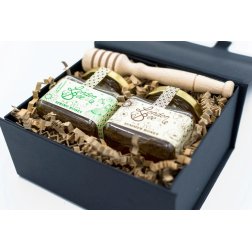 42 x 130ml Square Jar