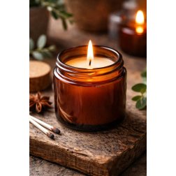 53 x 120ml Amber Glass Ointment Jar