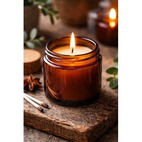 53 x 120ml Amber Glass Ointment Jar