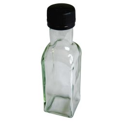 31.5mm black plastic tamper evident cap - Pack of 100