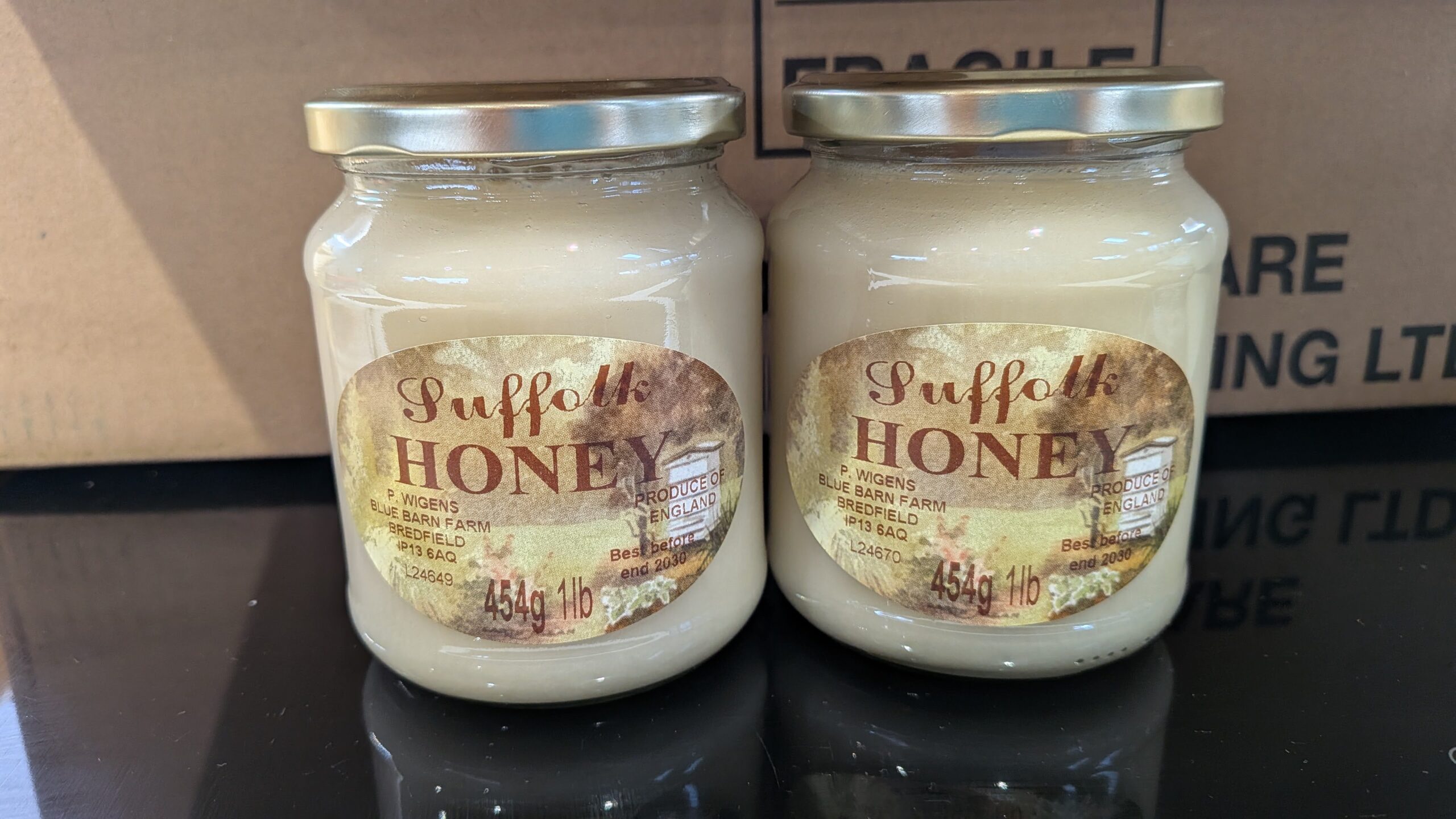 72 x 1lb Twist Off Honey Jar