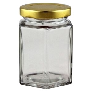 8oz Hex (Hexagonal) Jar - Pack of 41