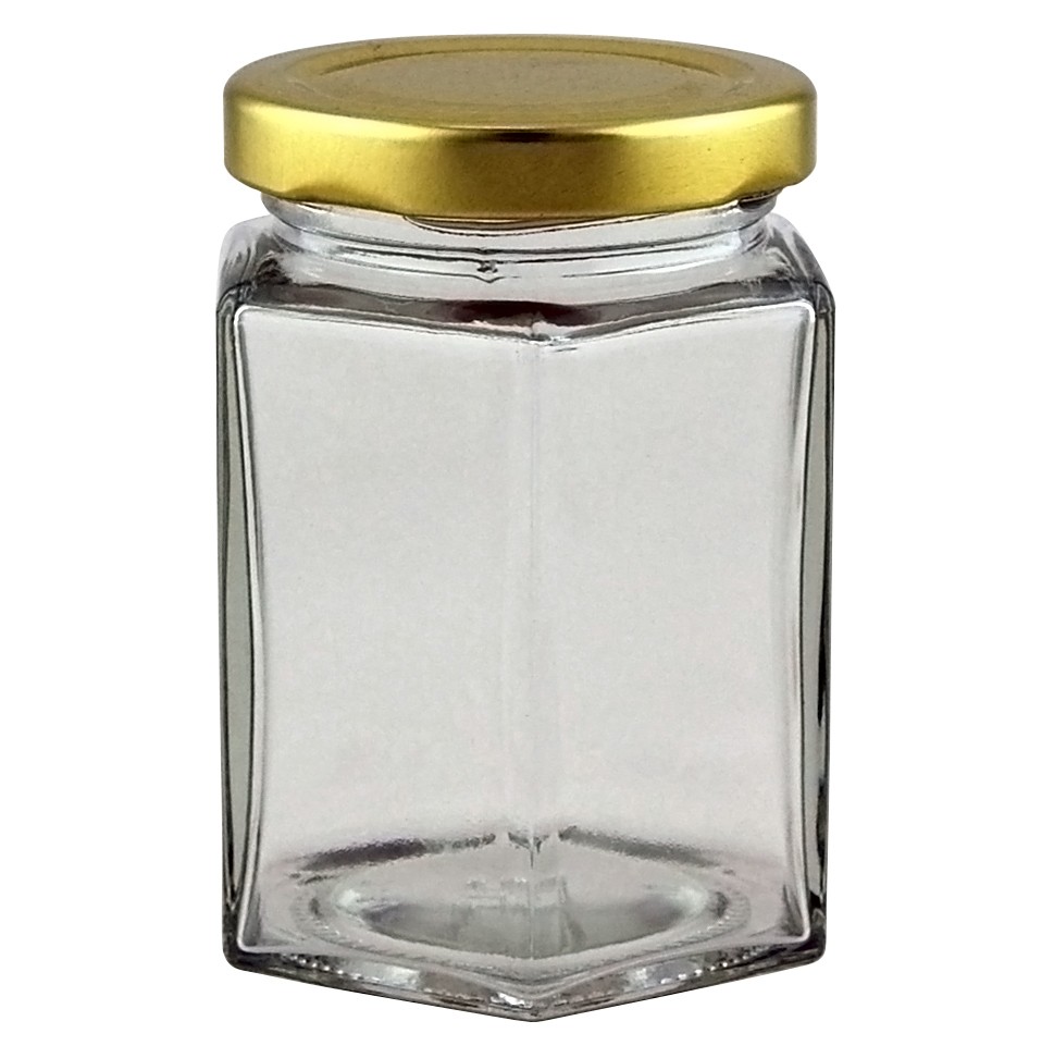 8oz Hex (Hexagonal) Jar - Pack of 41