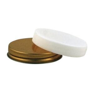 70R3 Gold Metal Honey jar lids - Pack of 72