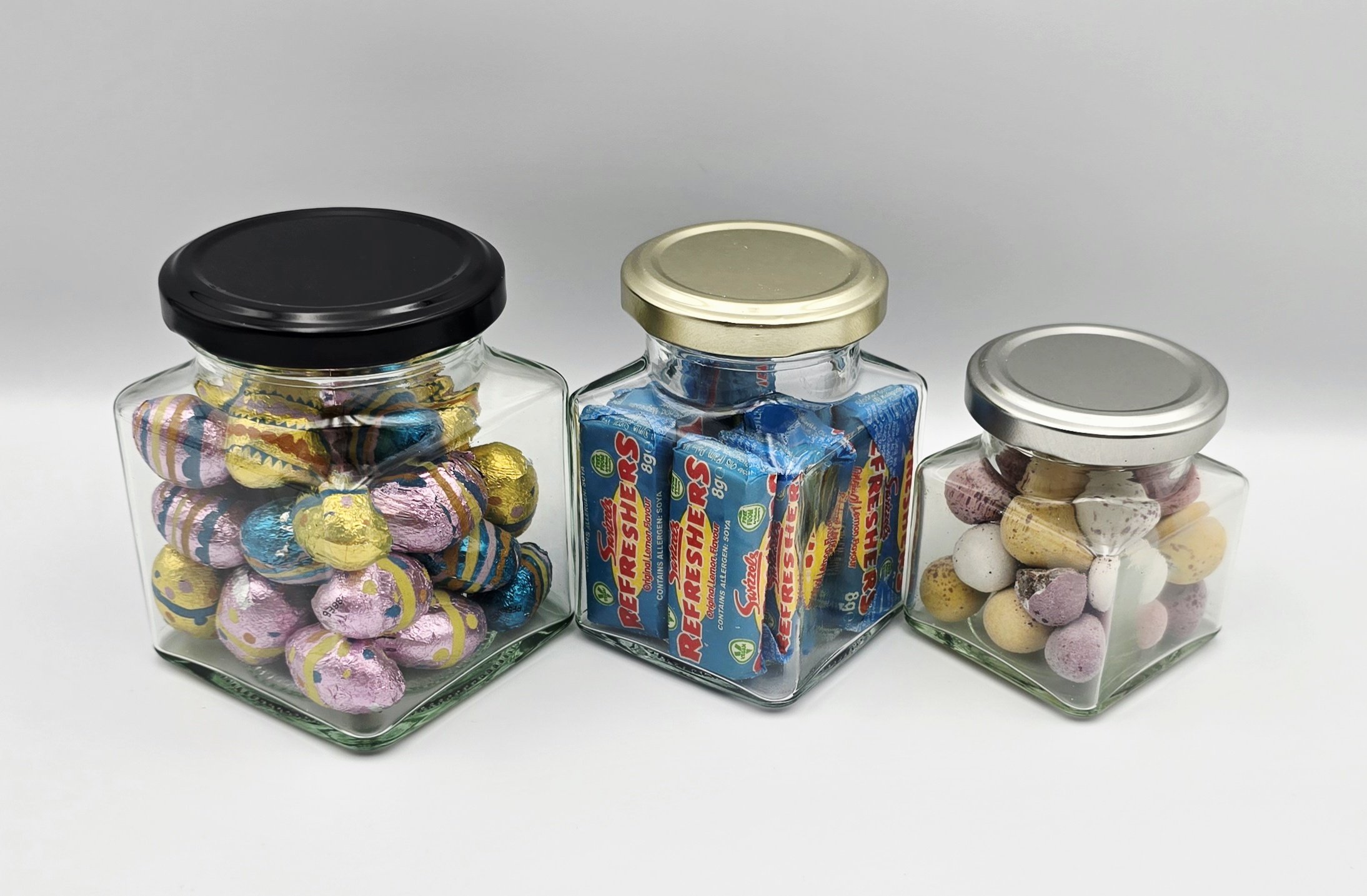 27 x 282ml Square Jar
