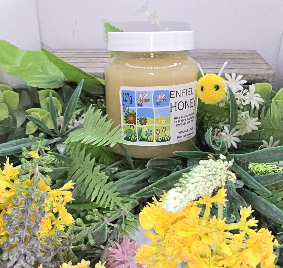 35 x Screw Neck 1/2lb Honey Jar