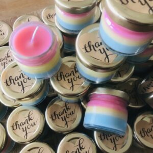 Candles by Eloise in 1oz mini jam jars