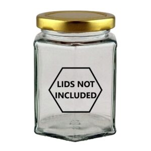 528 x 280ml Hexagonal Jar no lids