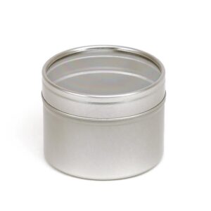 24 x 250ml Aluminium Push Fit WINDOW Tin