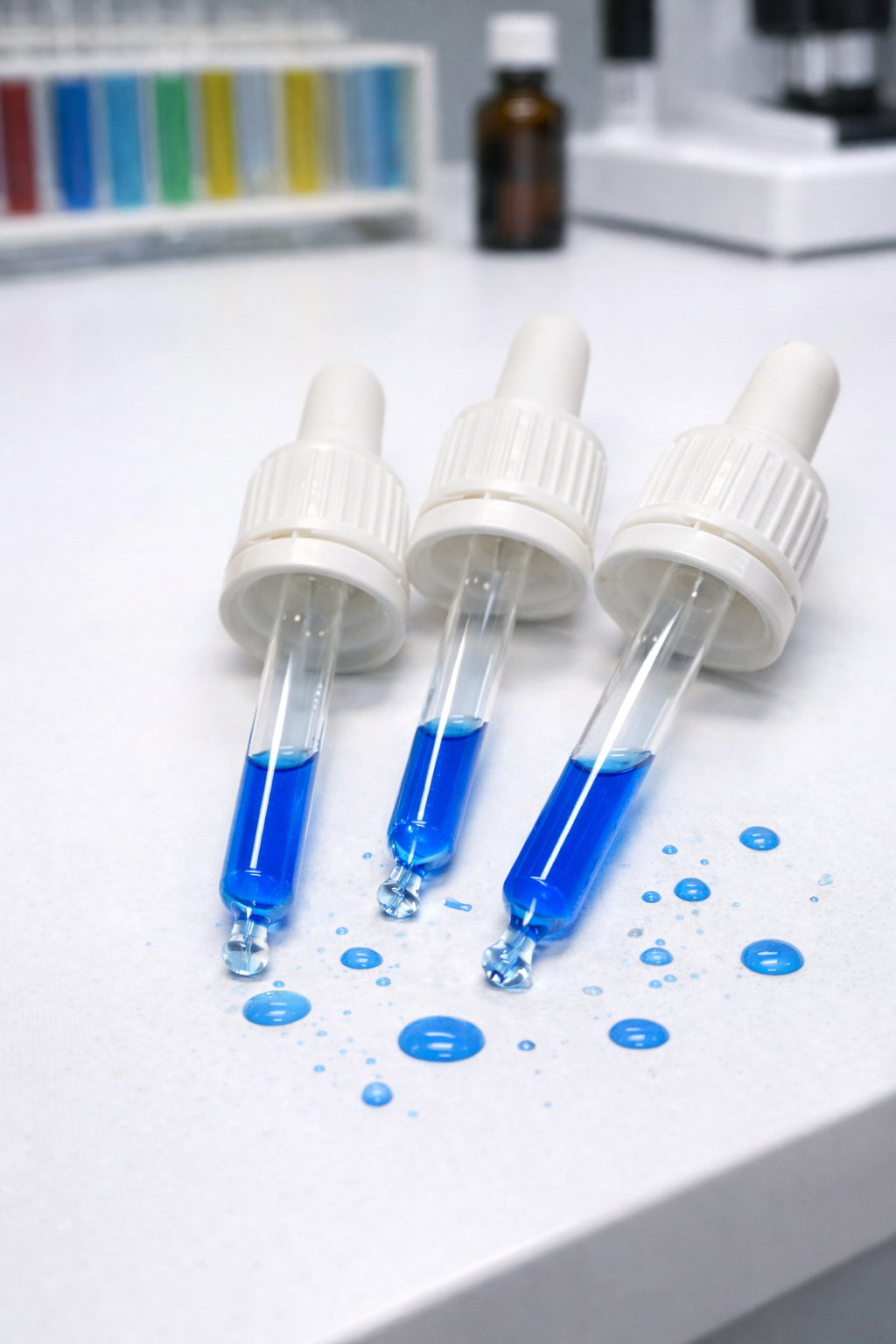 100 x 77mm pipette to suit 30ml squat dropper bottle