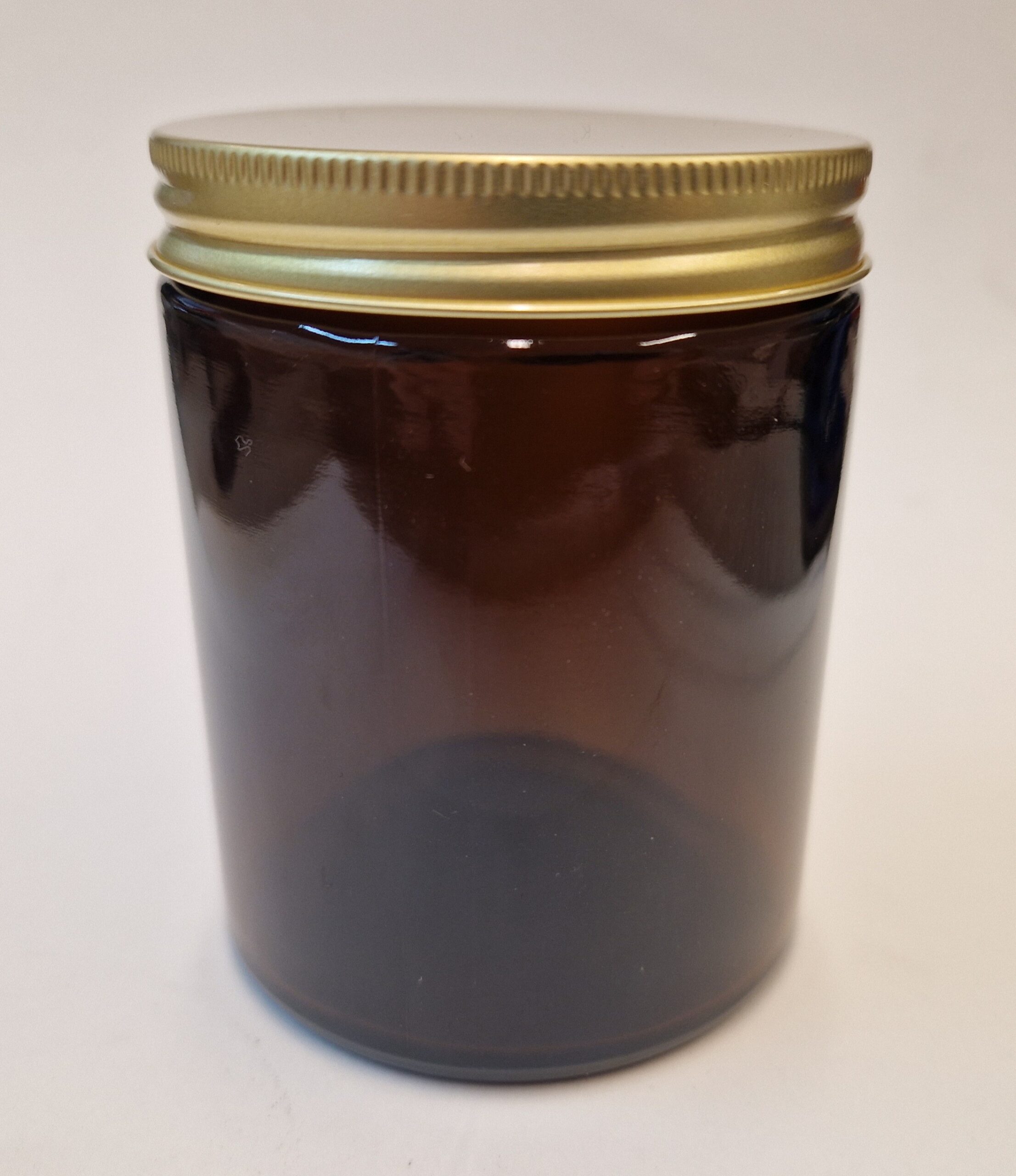 42 x 6oz 180ml Amber Glass Jar