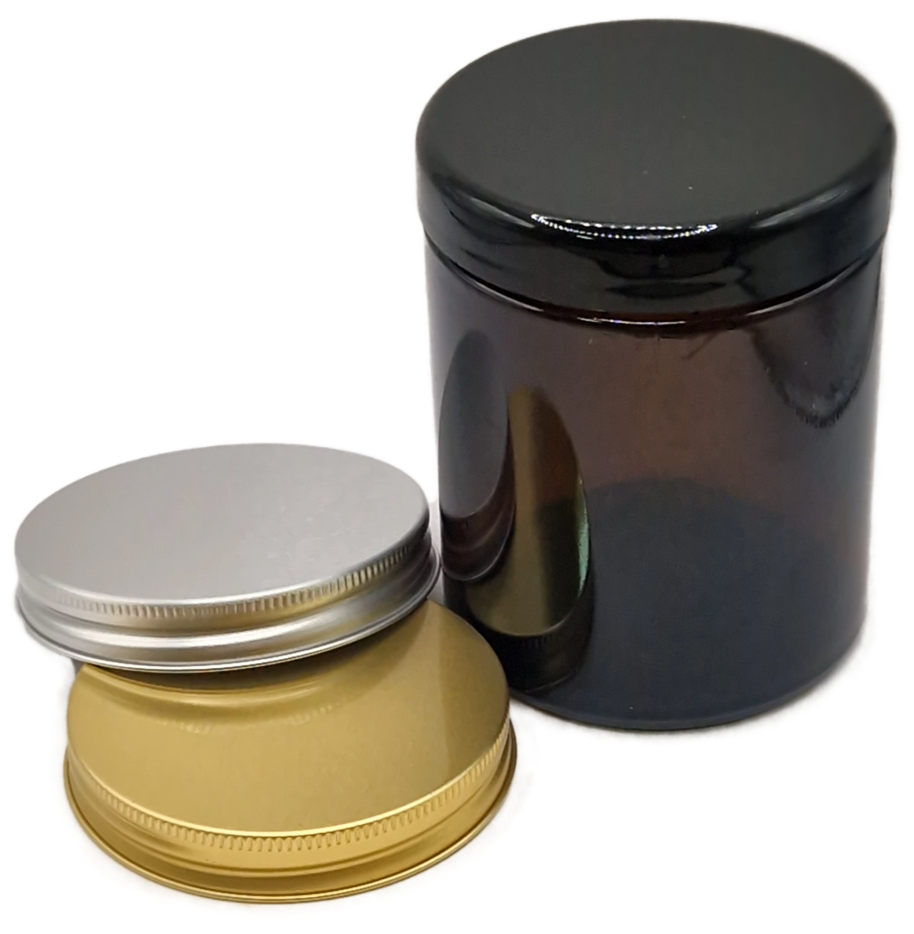 42 x 6oz 180ml Amber Glass Jar