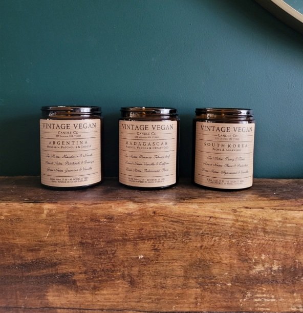 42 x 6oz 180ml Amber Glass Jar