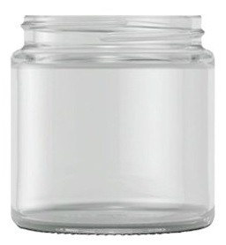 504 x 60ml Clear Glass Ointment Jar