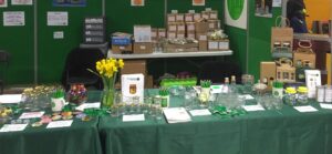 Freeman & Harding's show stand for BBKA spring convention and National Honey Show