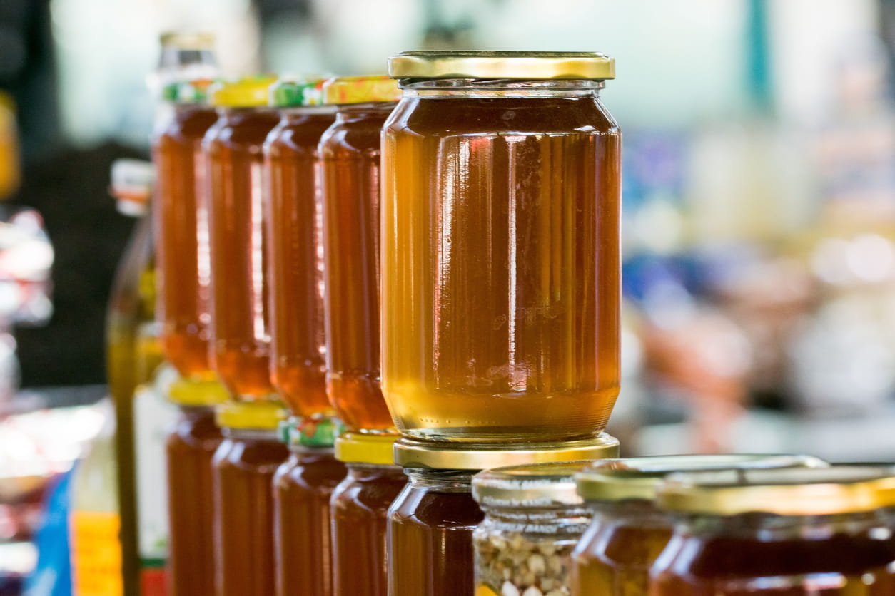 honey show jar set ups