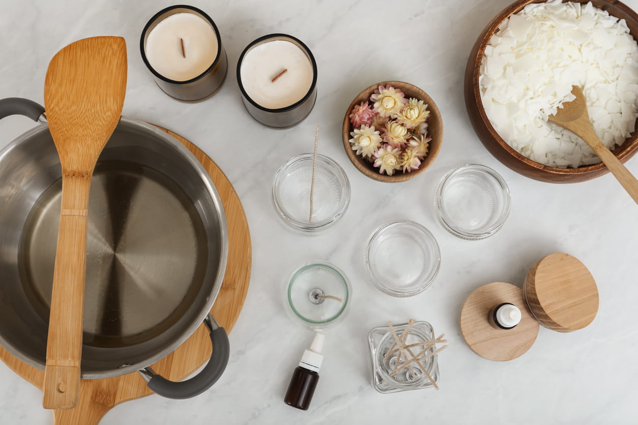 diy candle making